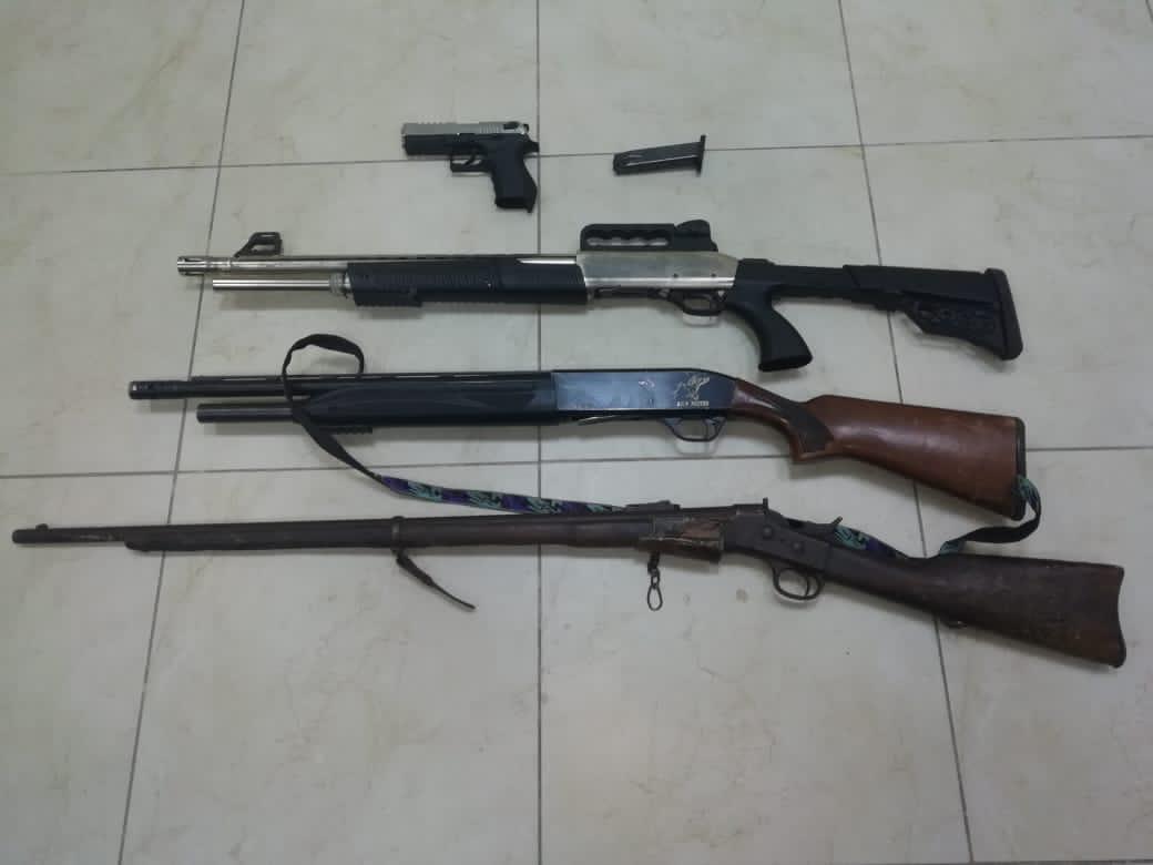 الامن العام: ضبط اربعة اسلحة نارية في محافظة معان، ظهرت في اكثر الفيدوهات التي جرى تداولها قبل ايام 