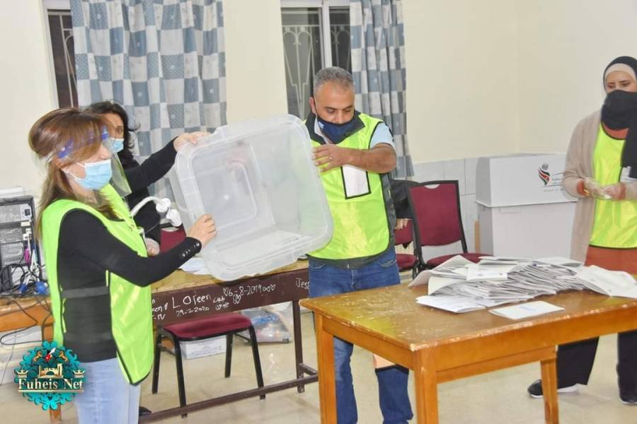 أهالي الفحيص وماحص يشكورن رئيس وأعضاء لجنة انتخابات البلقاء العنوان