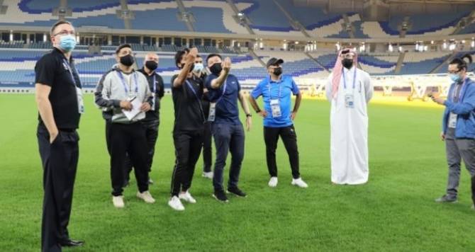 قبل انطلاق منافسات أندية شرق اسيا .. وفد الاسيوي يشيد بتجهيزات الاستادات القطرية