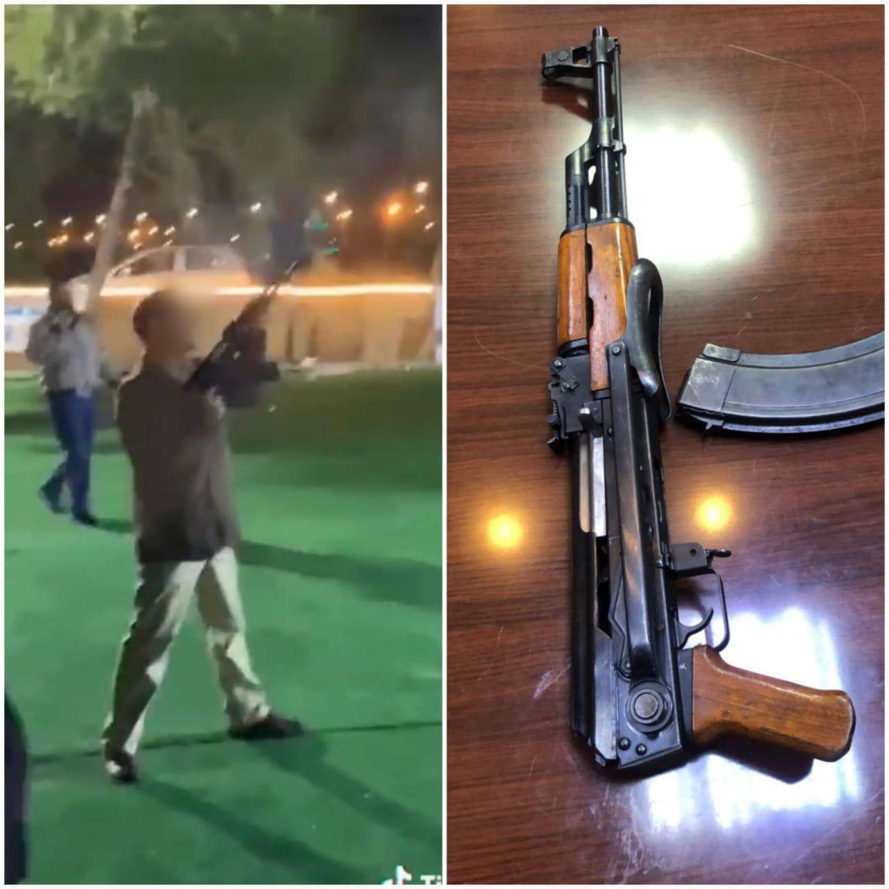 الامن العام : ضبط ثلاثة اسلحة اوتوماتيكية ، استخدمت لاطلاق عيارات نارية بعد انتهاء عملية الاقتراع