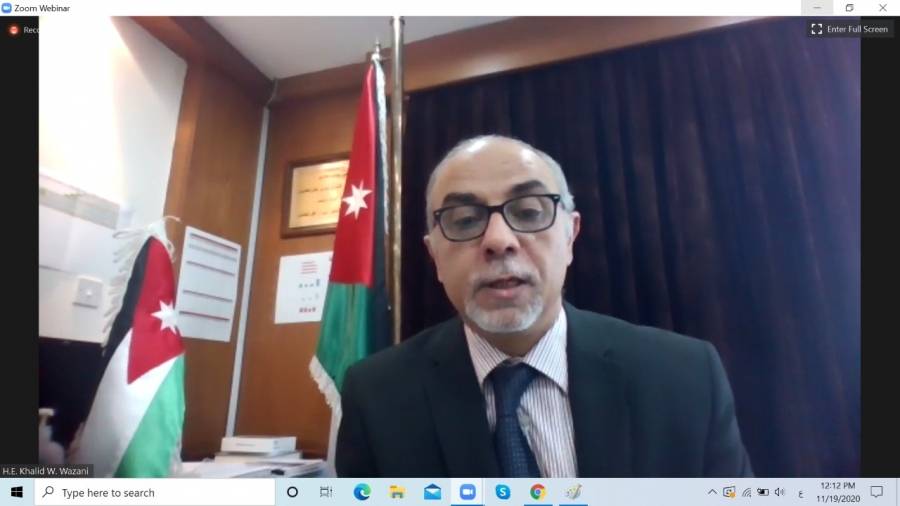 الوزني يدعو الشركات الأوكرانية للإستثمار في الأردن