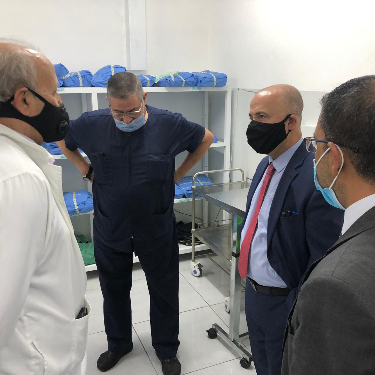 بالصور والفيديو .. الهياجنة يتفقّد الإجراءات الصحية في معان والعقبة 