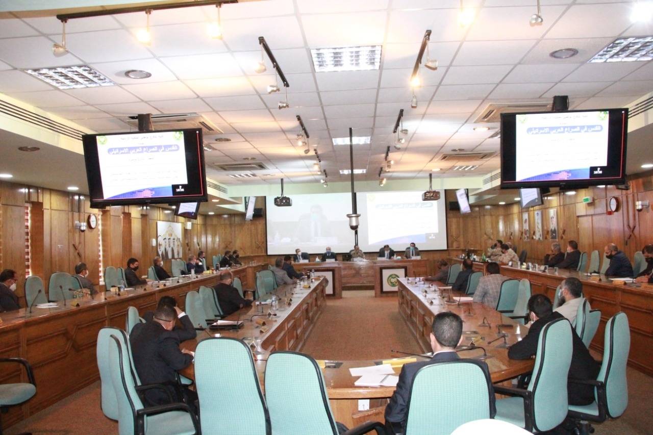 ندوة بعنوان  القدس في الصراع العربي الاسرائيلي  في كلية الدفاع الوطني