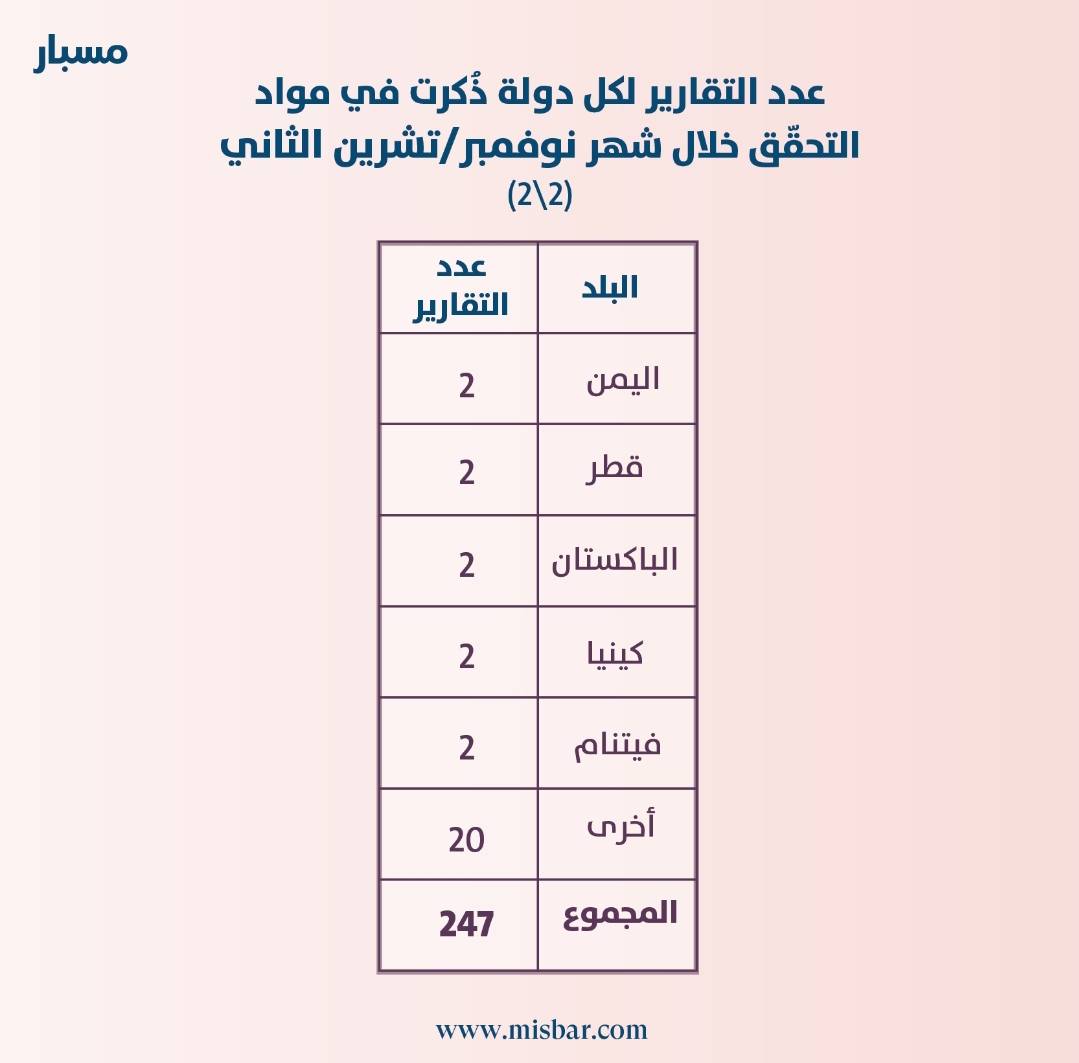 مسبار.. زخم الأحداث في نوفمبر ساهم بانتشار الأخبار الزائفة بشكل لافت