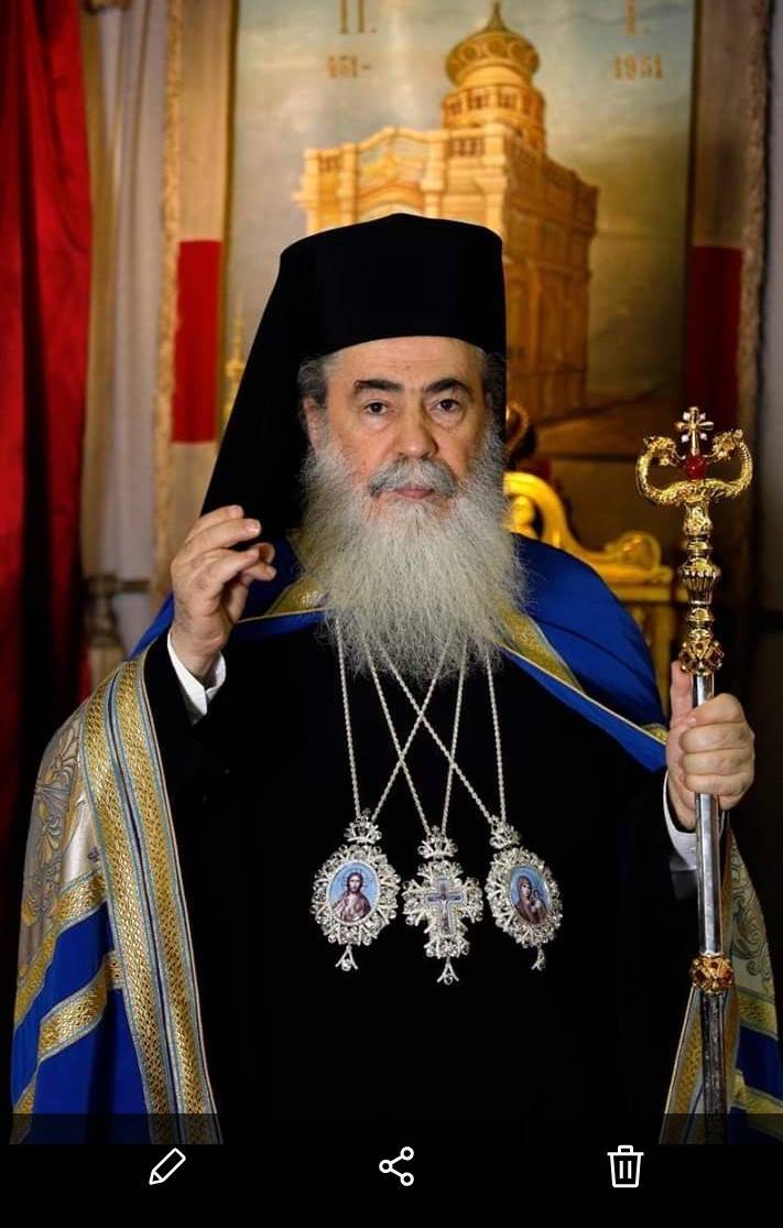 البطريرك ثيوفيلوس: الاعتداء على كنيسة الجثمانية دليل آخر على استهداف المستوطنين للكنائس وعقاراتها