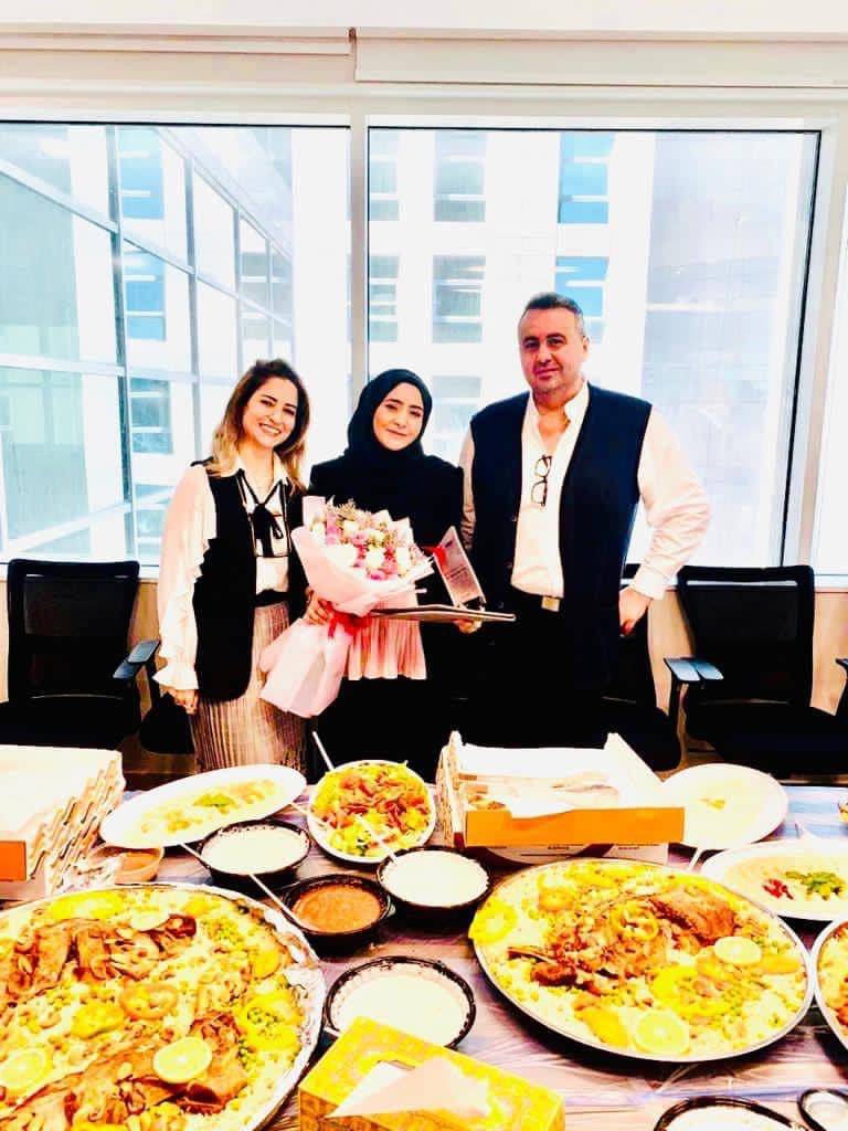 مجموعة ريتش تكرم الموظفة ميسم صالح 