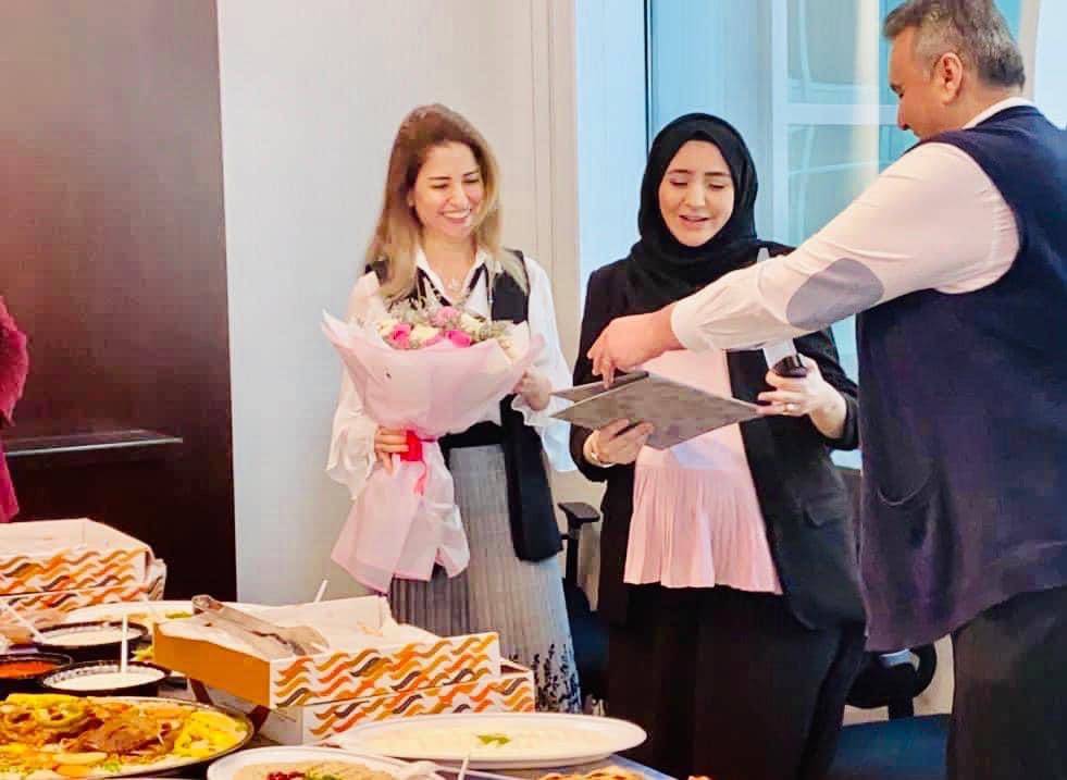 مجموعة ريتش تكرم الموظفة ميسم صالح 