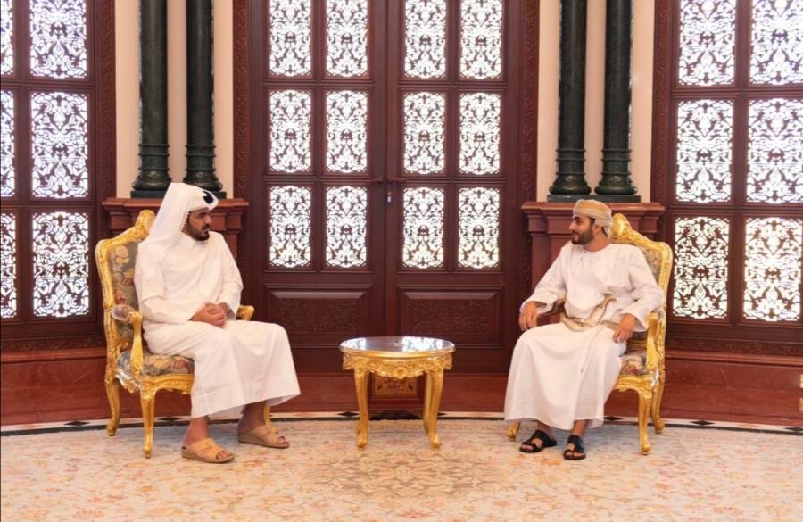 السيد ذي يزن يستقبل رئيسي اللجنة الأولمبية القطرية والسعودية