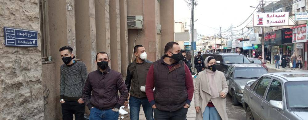 مديرية شباب المفرق تقوم بعمل مبادرة (كمامتك سلامتك) 