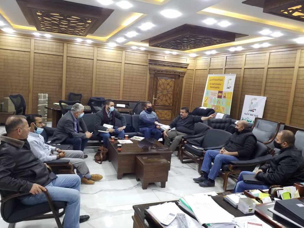 بلدية السلط تستضيف فريق مؤسسة فريدريتش ناومان الألمانيه