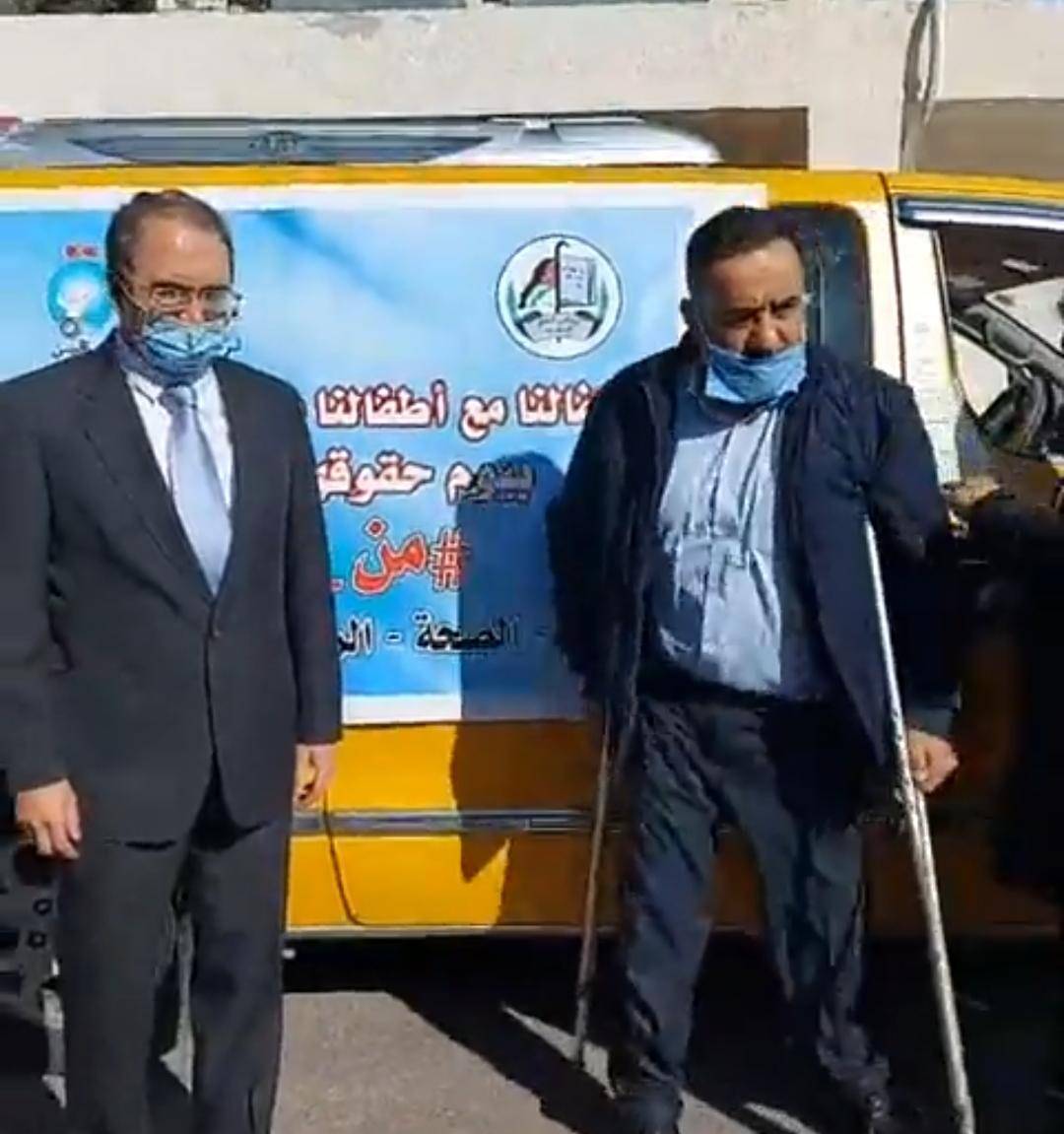 العرموطي يطلق مبادرة من حقي للملتقى الثقافي للمكفوفين 