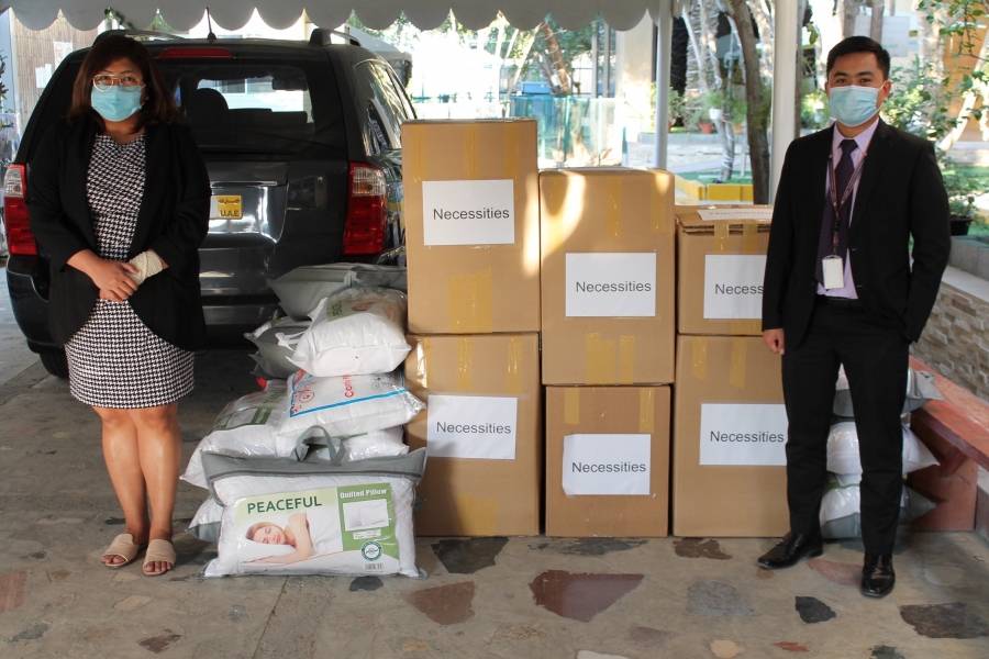 تقدم «في إف إس غلوبال» حزم الإغاثة للعمال المهاجرين في موسم الاعياد هذا العام بالتعاون مع القنصلية العامة لجمهورية الفلبين في دبي