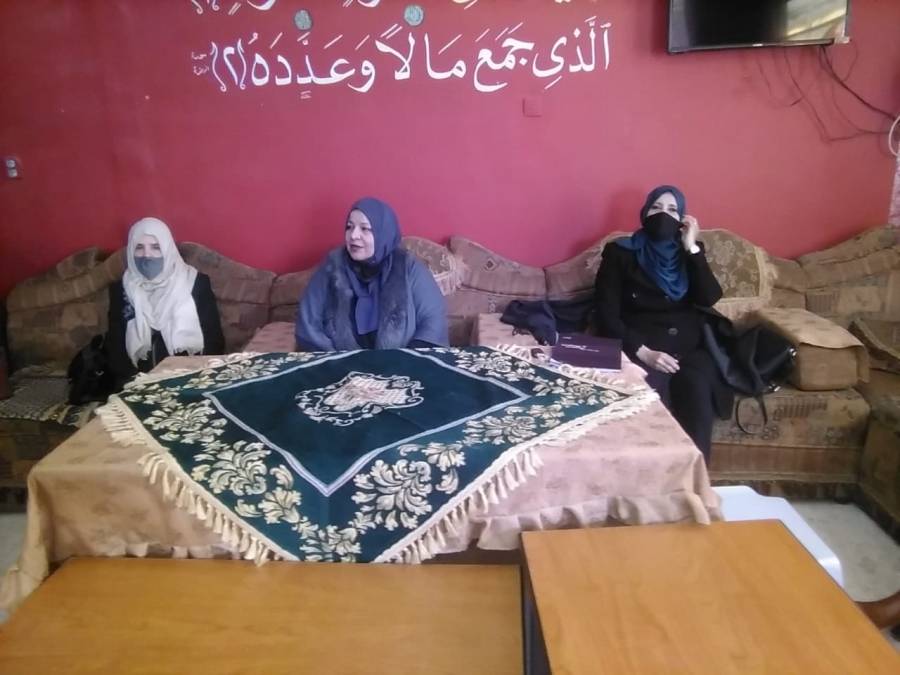 رئيسة جمعية ديار العز للحقوق والحريات تلتقي سيدات جمعية الإصلاح في الزرقاء