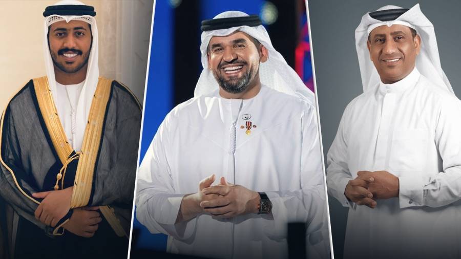 حسين الجسمي يهدي نور الأمل  للشاعر علي الخوار