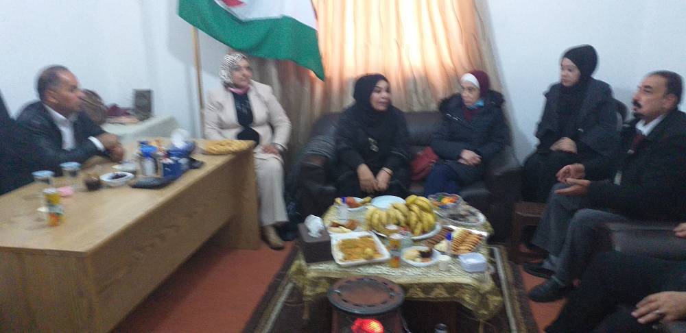 رئيسة الاتحاد النسائي الأردني ومديرة المشاريع في برنامج رائدات تلتقيان برئيسة جمعية قوت القلوب الخيرية / سحاب