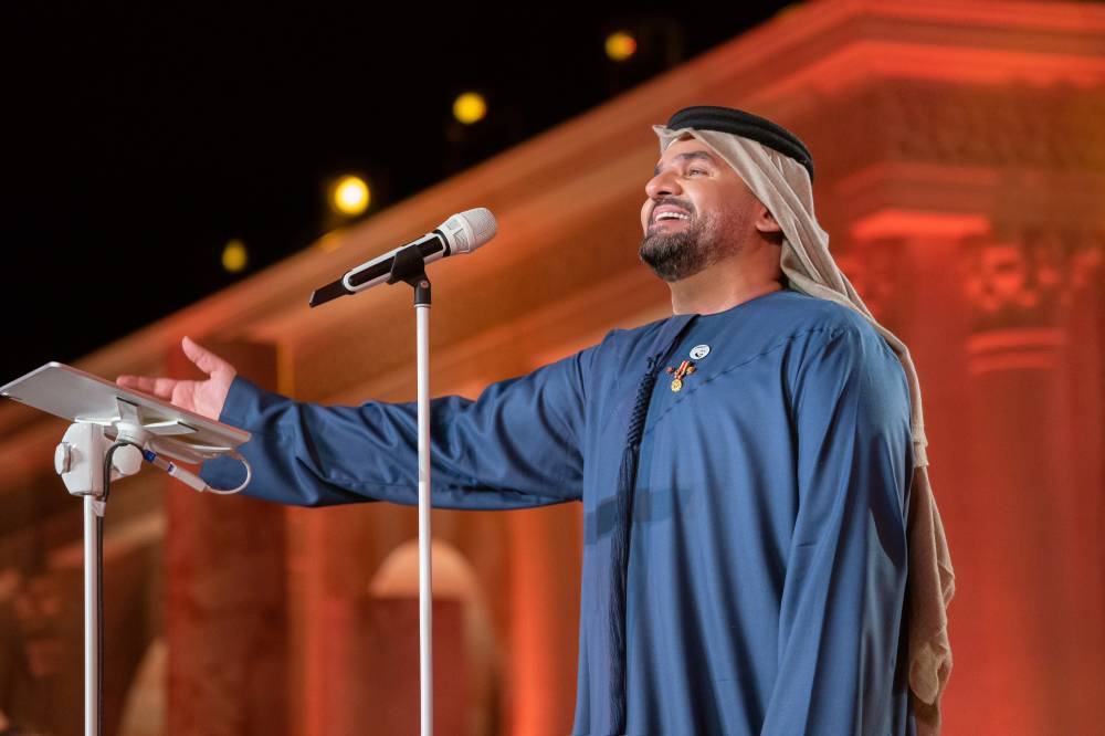 حسين الجسمي يختتم العام 2020 بافتتاح أول الحفلات الغنائية في مدرّج خورفكان بحفل ضخم
