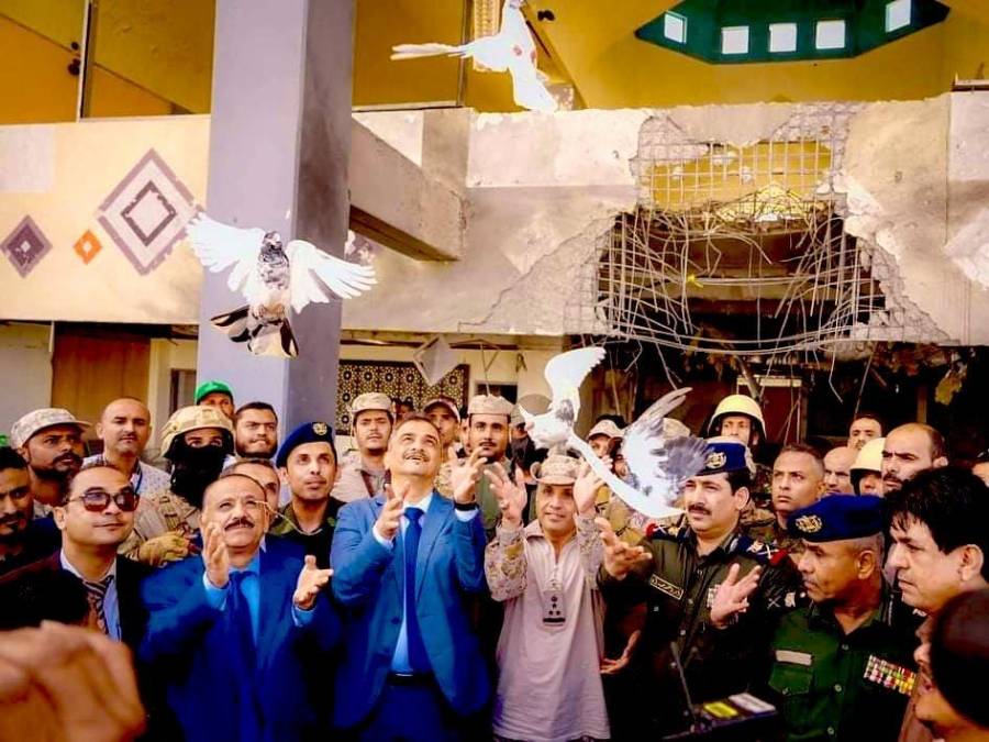 مطار عدن يستأنف عمله بعد 48 ساعة بدعم من البرنامج السعودي لتنمية وإعمار اليمن