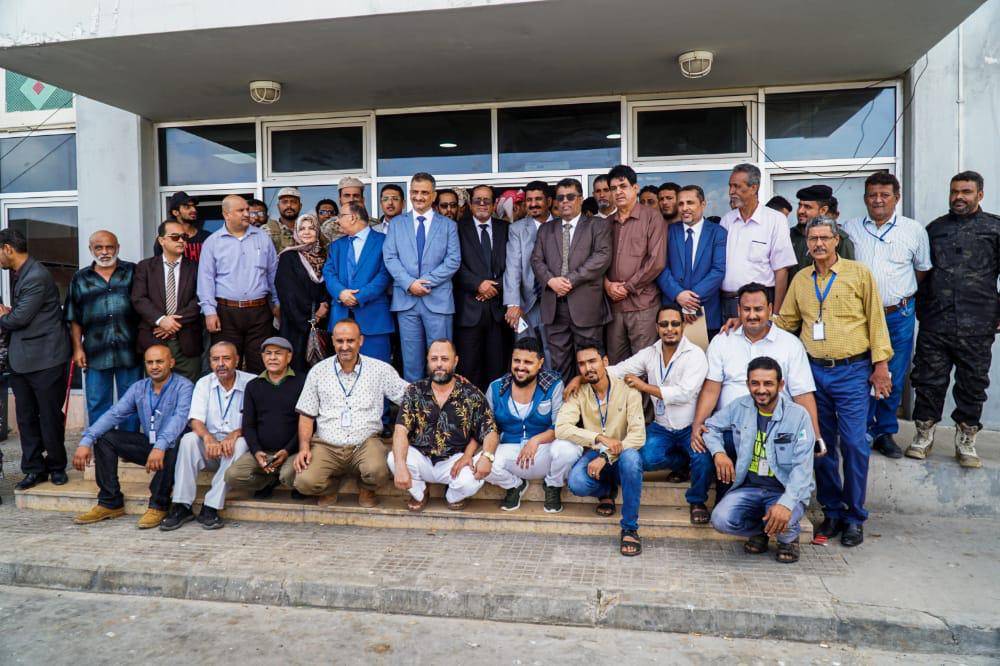 مطار عدن يستأنف عمله بعد 48 ساعة بدعم من البرنامج السعودي لتنمية وإعمار اليمن