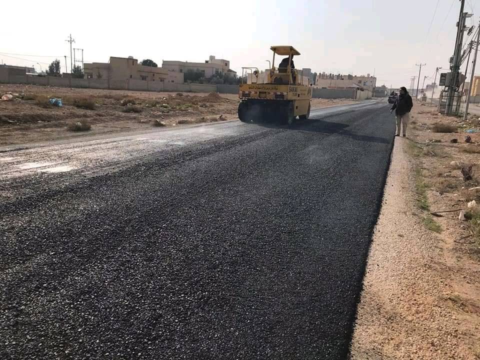 مديرية الخدمات الهندسية في بلدية المفرق الكبرى تبدأ بتنفيذ عطاء الخلطة الاسفلتية الساخنة لشوارع المدينة