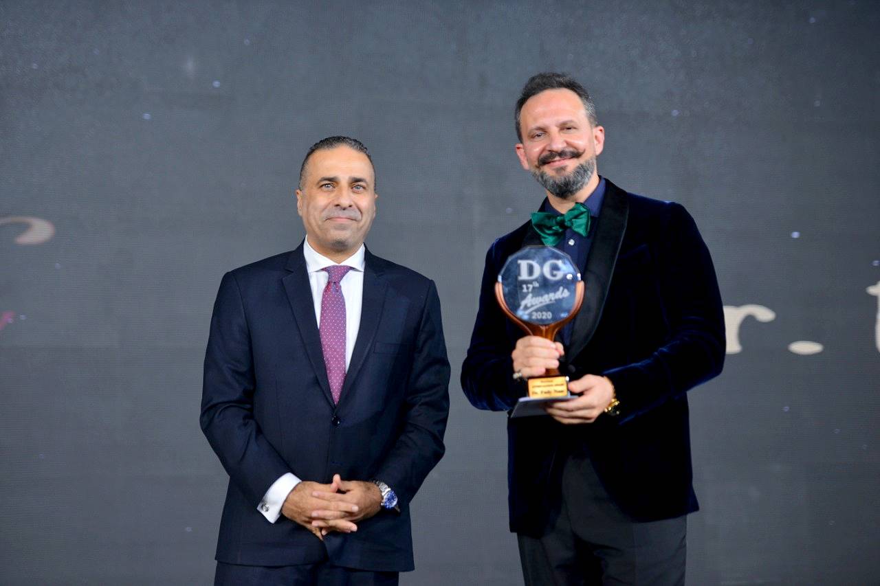 تكريم طبيب المشاهير فادي نصر في مهرجان دير غست   