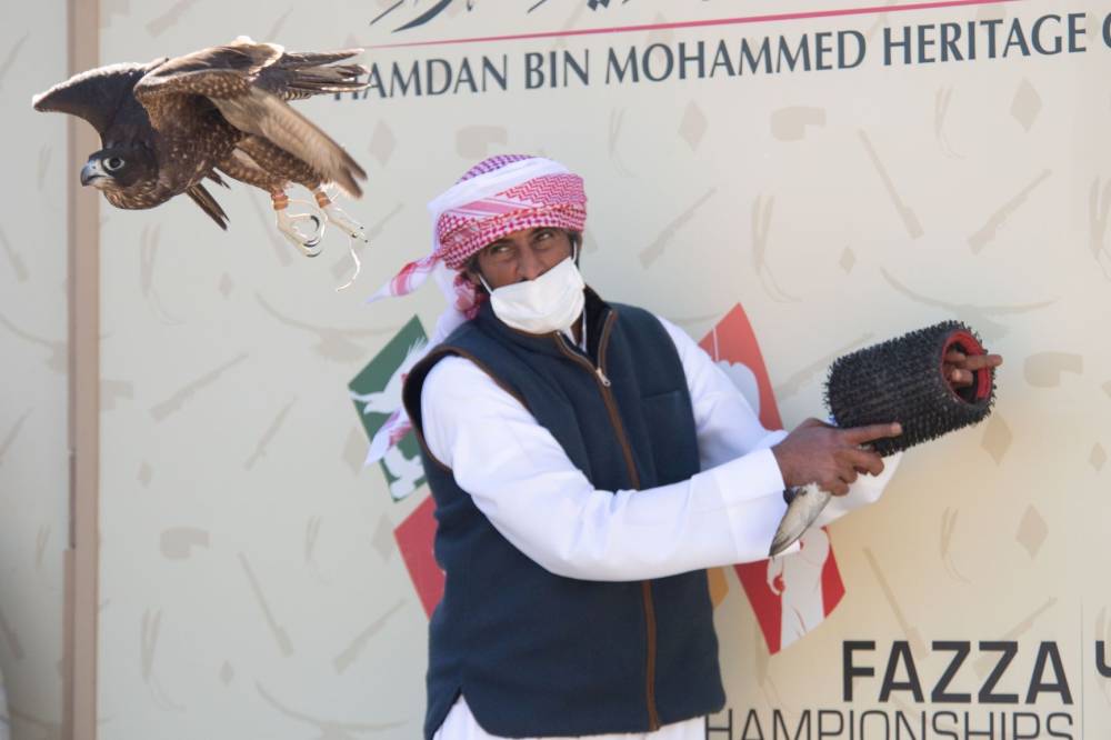 أشواط حافلة بأقوى المنافسات في جير شاهين9  283 طيراً تدشن انطلاقة العامة والملاك في بطولة فزاع للصيد بالصقور التلواح