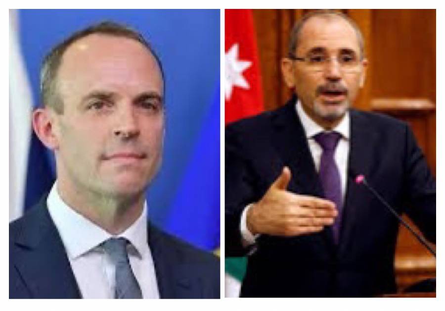 الصفدي و دومنيك راب يؤكدان على تكثيف الجهود لزيادة التعاون بين البلدين تعزيزاً للشراكة الاستراتيجية التاريخية التي تربط المملكتين.