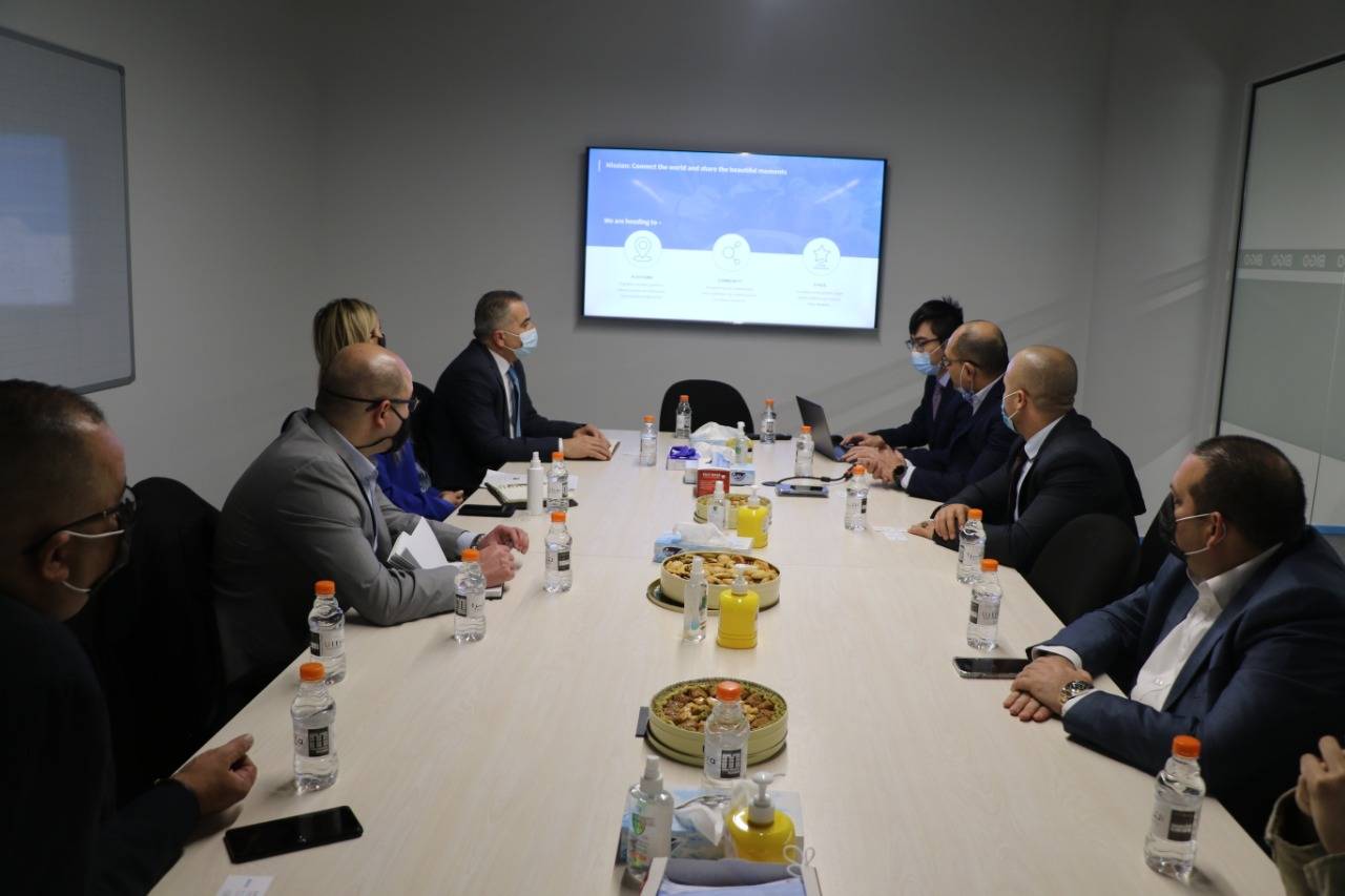 متابعة المشاريع في هيئة الاستثمار تزور BIGO تكنولوجي 