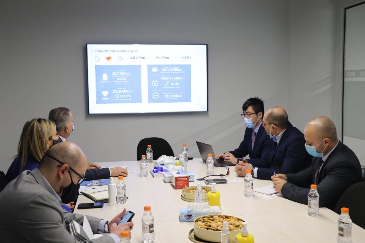 متابعة المشاريع في هيئة الاستثمار تزور BIGO تكنولوجي 
