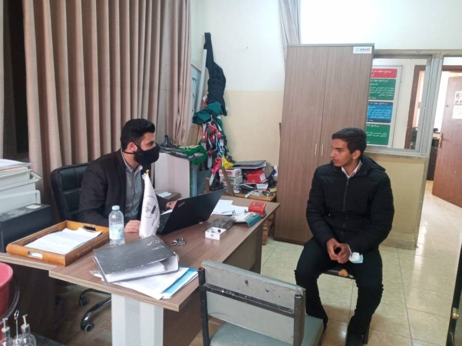 مؤسسة التدريب المهني بالتعاون مع  القطاع الخاص تجري مقابلات لتعين عدد من خريجيها