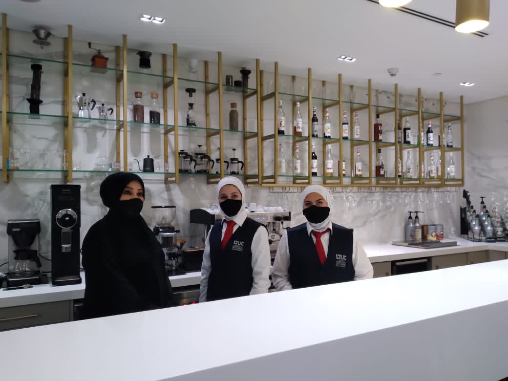 رئيسة الاتحاد النسائي الأردني العام تلتقي مدير قسم الاستقطاب في كلية لومينوس الجامعية