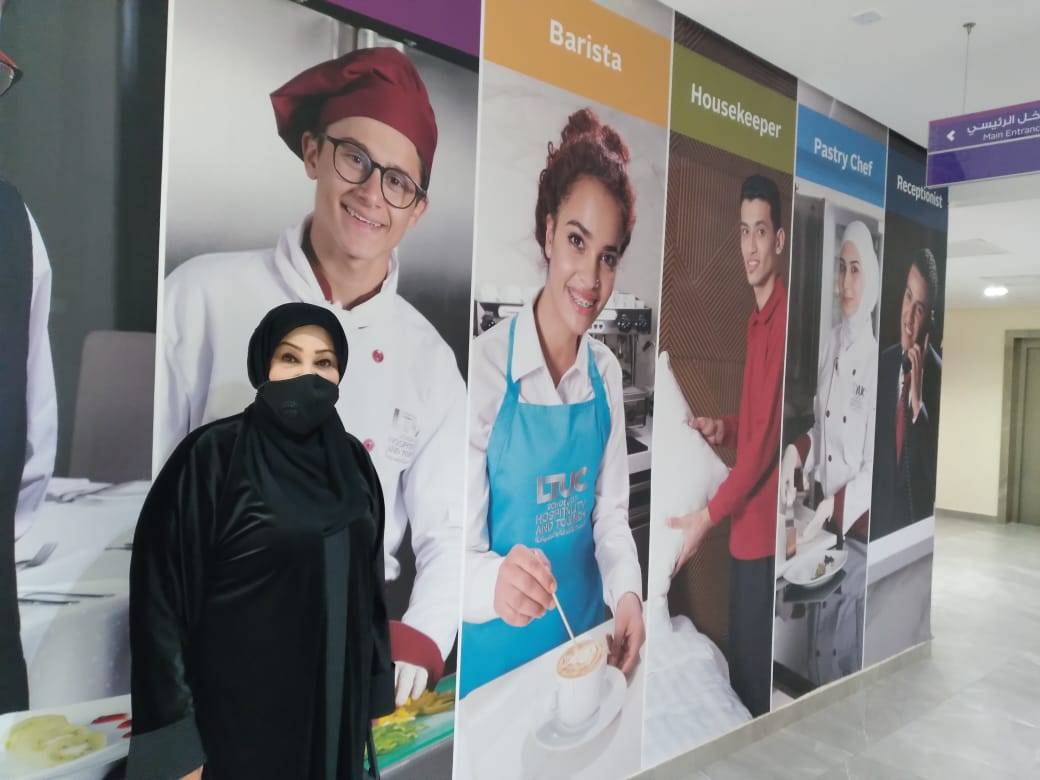 رئيسة الاتحاد النسائي الأردني العام تلتقي مدير قسم الاستقطاب في كلية لومينوس الجامعية