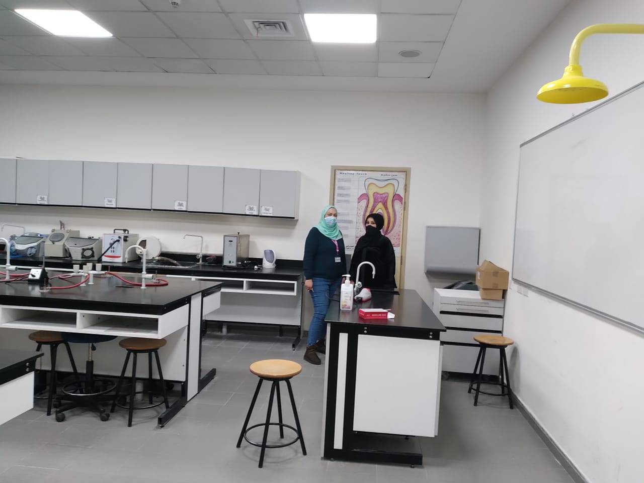 رئيسة الاتحاد النسائي الأردني العام تلتقي مدير قسم الاستقطاب في كلية لومينوس الجامعية