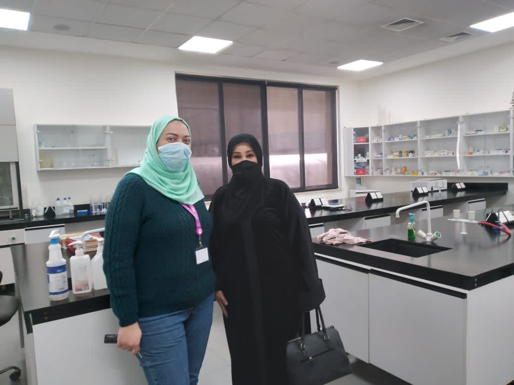 رئيسة الاتحاد النسائي الأردني العام تلتقي مدير قسم الاستقطاب في كلية لومينوس الجامعية