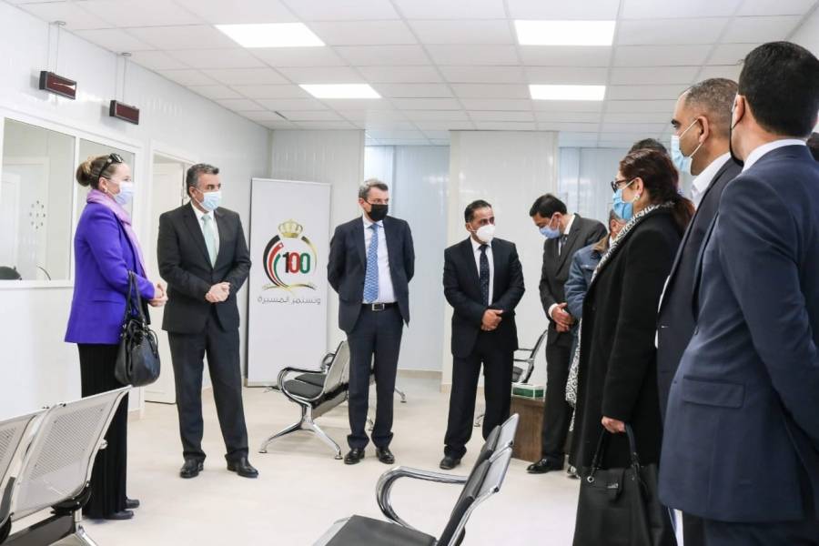 إفتتاح جناح ملحق على مدخل وزارة الخارجية لخدمة الجمهور