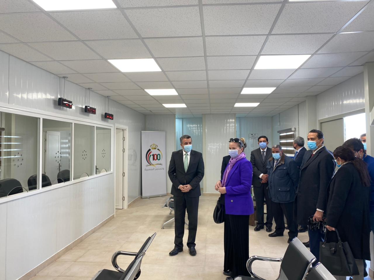 إفتتاح جناح ملحق على مدخل وزارة الخارجية لخدمة الجمهور