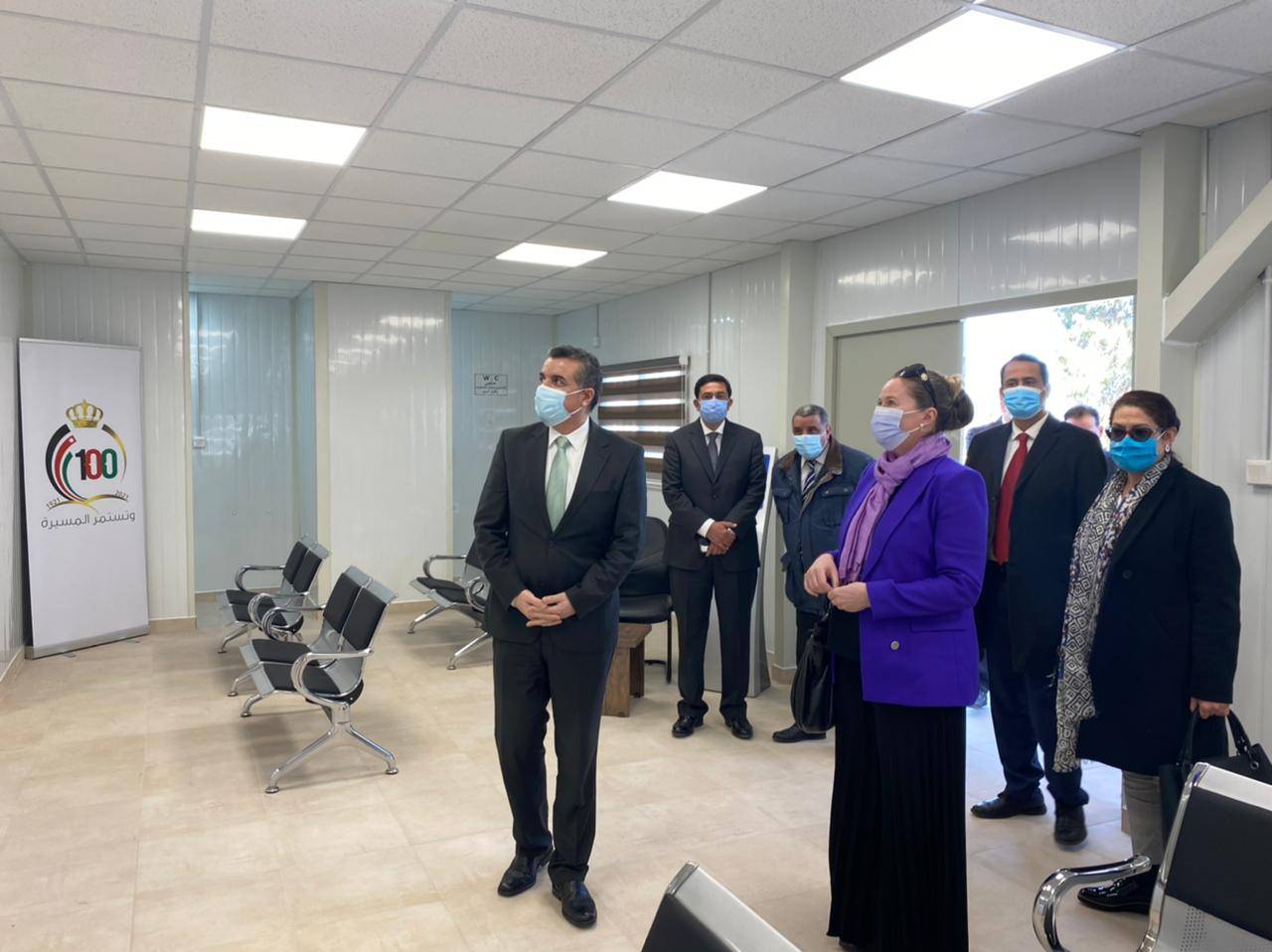 إفتتاح جناح ملحق على مدخل وزارة الخارجية لخدمة الجمهور