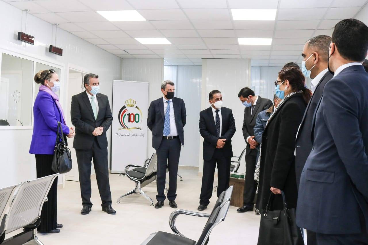 إفتتاح جناح ملحق على مدخل وزارة الخارجية لخدمة الجمهور