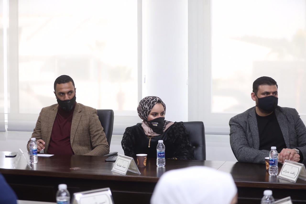 النابلسي يلتقي أعضاء شبكة القيادات الشبابية  