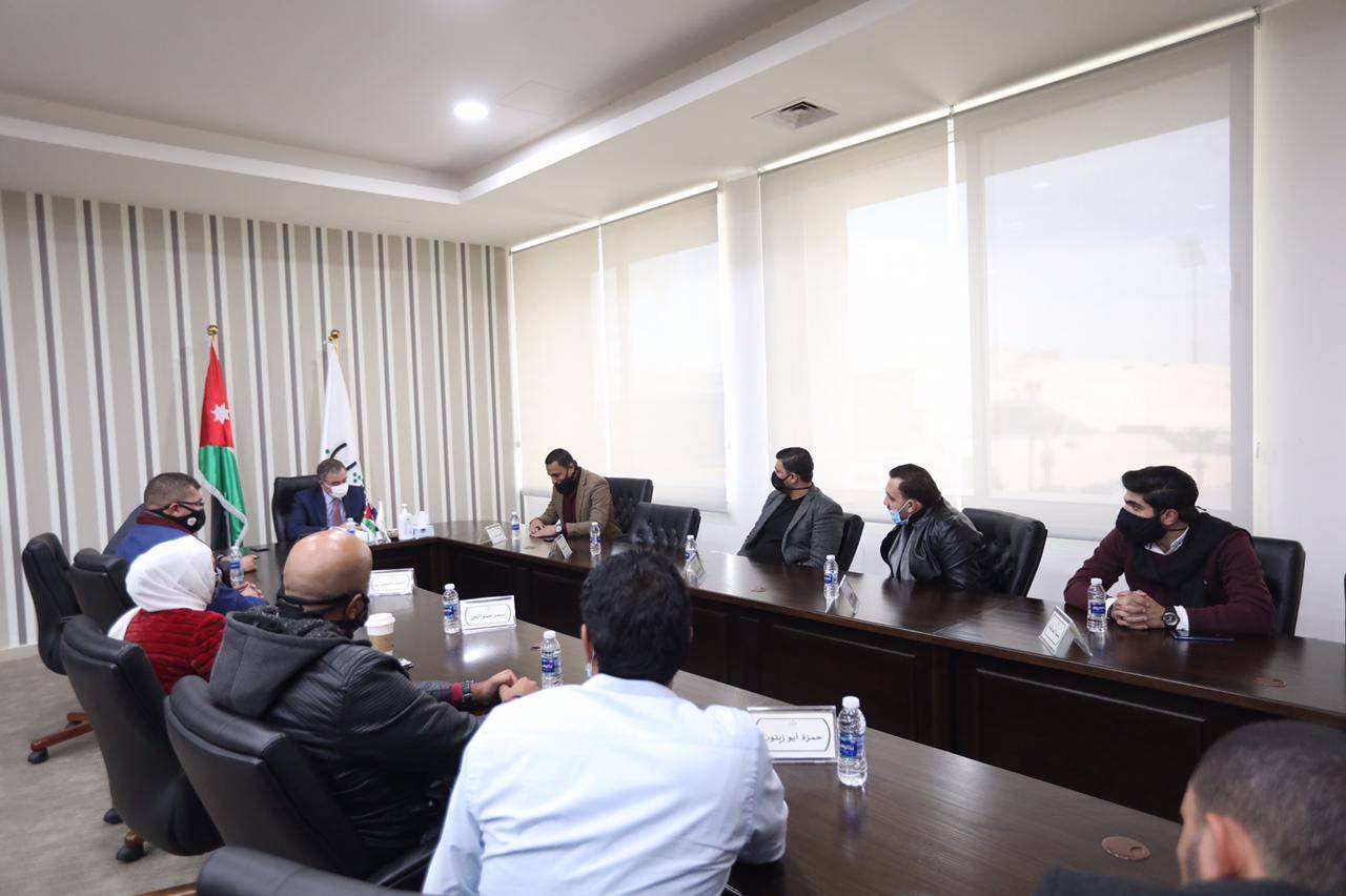 النابلسي يلتقي أعضاء شبكة القيادات الشبابية  