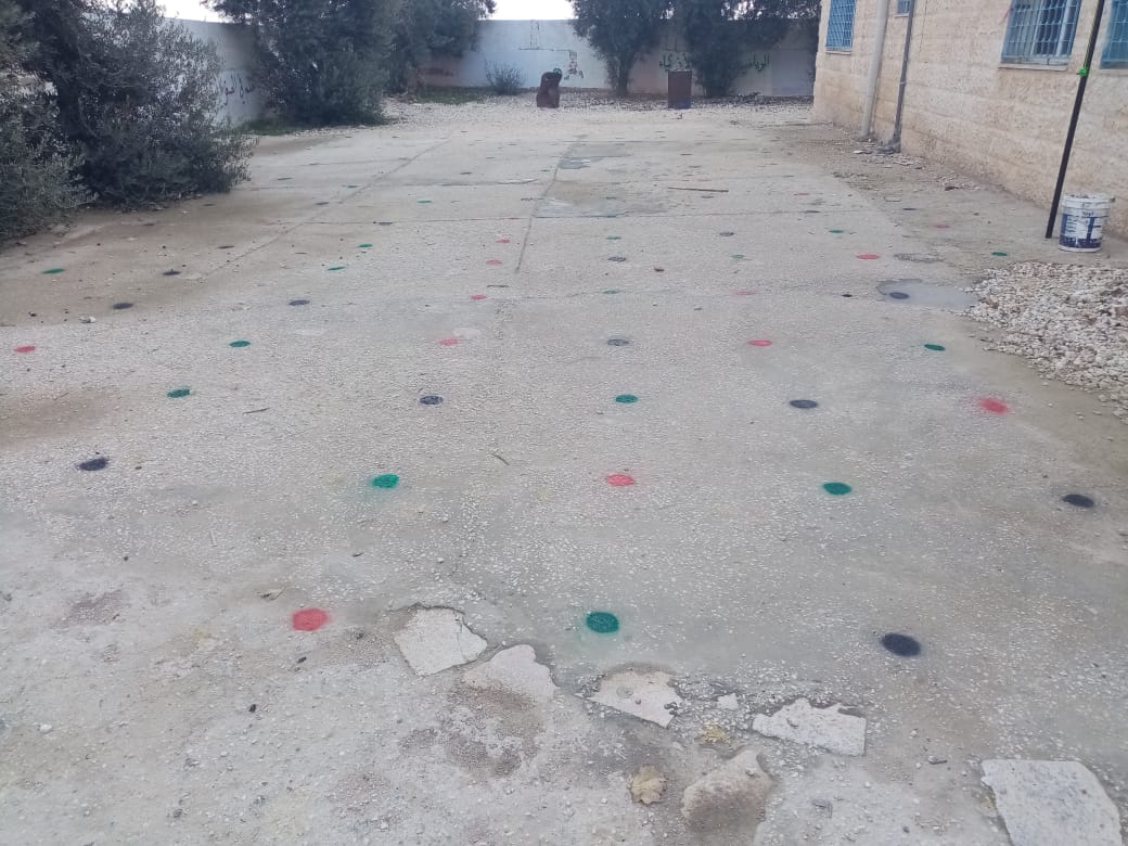 مدرسة المأمونية الوسطى للبنين بمحافظة مادبا تستعد لاستقبال الطلبة