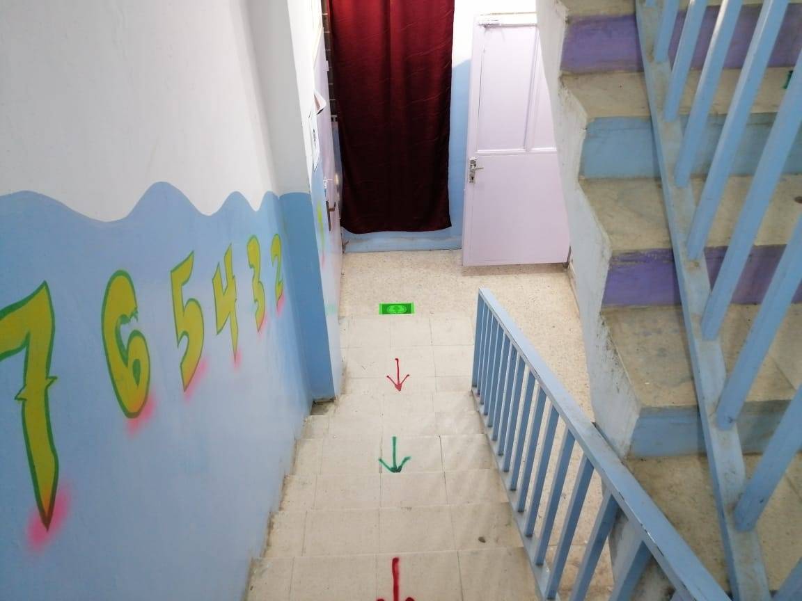 مدرسة المأمونية الوسطى للبنين بمحافظة مادبا تستعد لاستقبال الطلبة