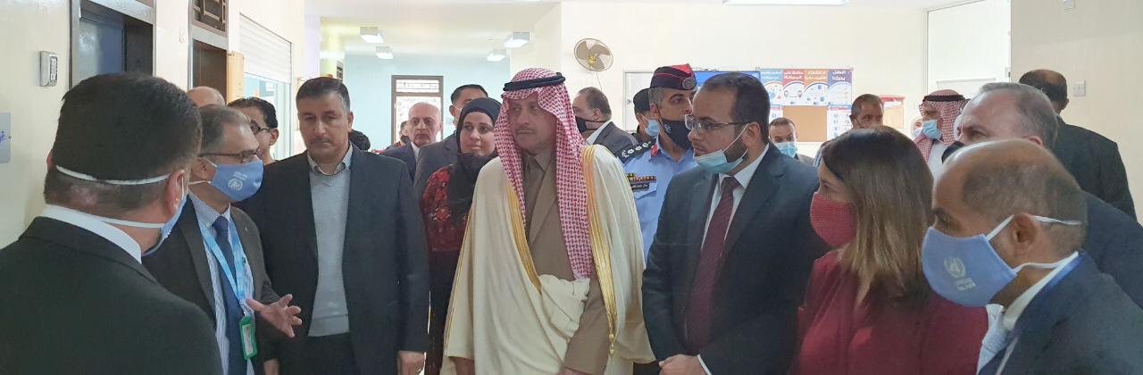 السفير السعودي لدى الأردن يفتتح مركز الأونروا الصحي الجديد في مدينة العقبة