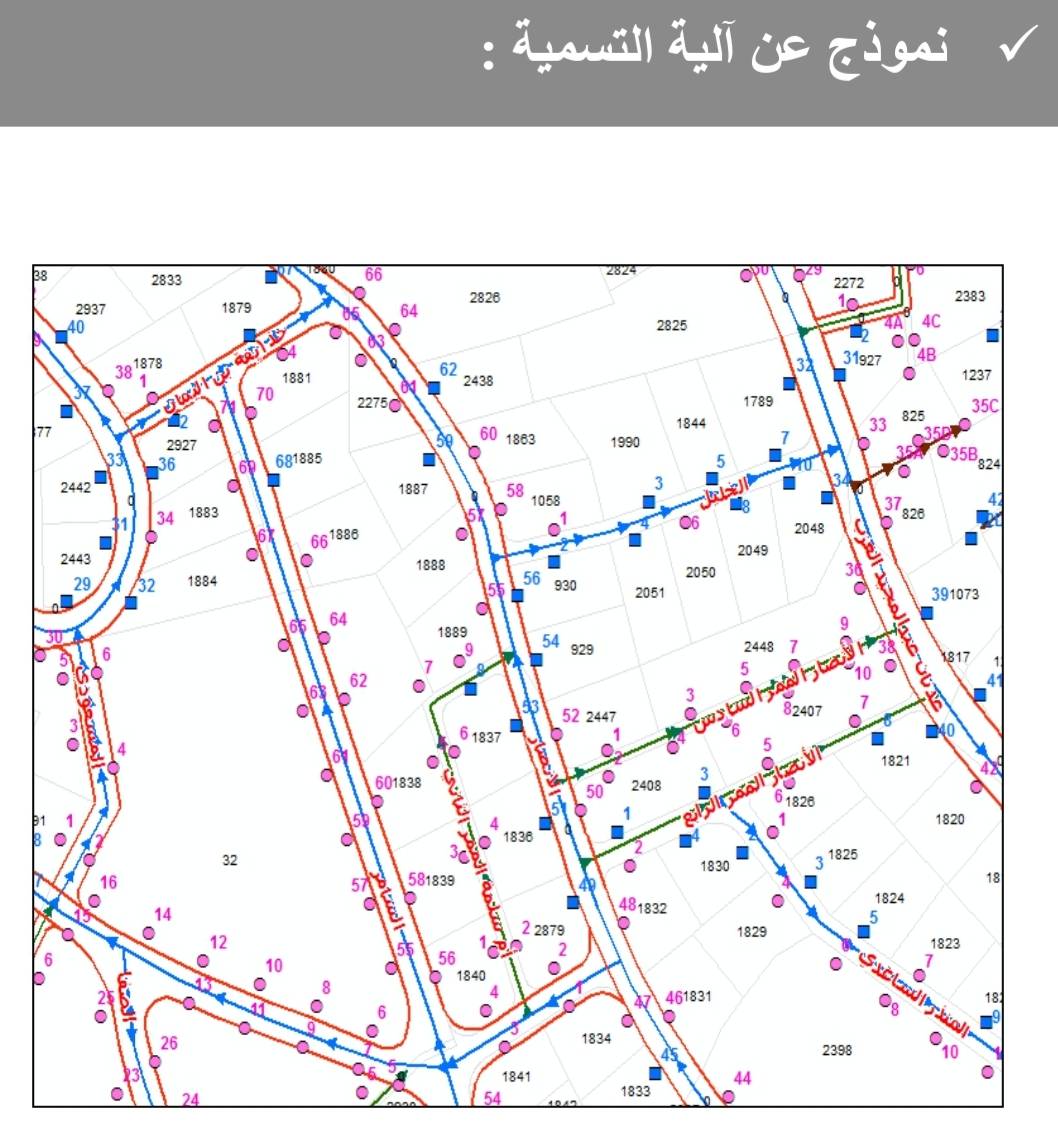 بلدية السلط تنشر أسس مشروع التسمية والترقيم 