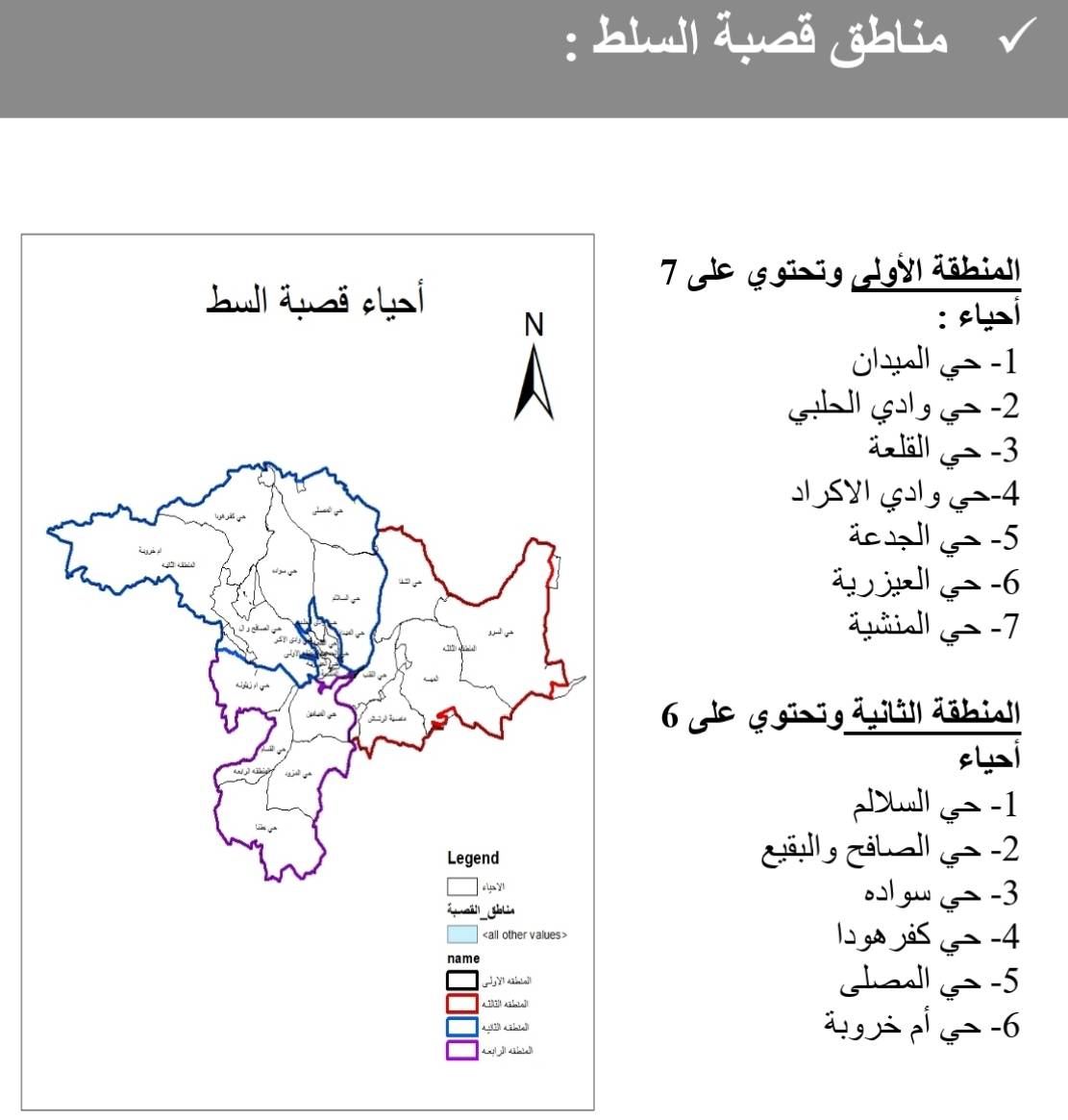 بلدية السلط تنشر أسس مشروع التسمية والترقيم 