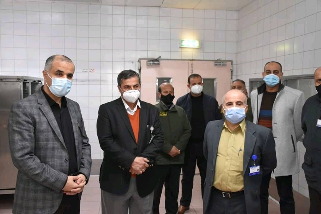 تمرين إخلاء وهمي لحريق في المطبخ الرئيسي لمستشفى الملك المؤسس عبدالله الجامعي 