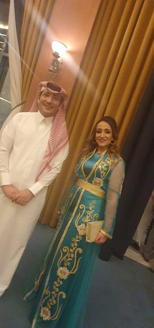 الأستاذة عبير الصلاحات تهنئ الدبلوماسي السعودي غازي رافع العنزي بمناسبة تعيينه نائبا للسفير السعودي لدى الأردن