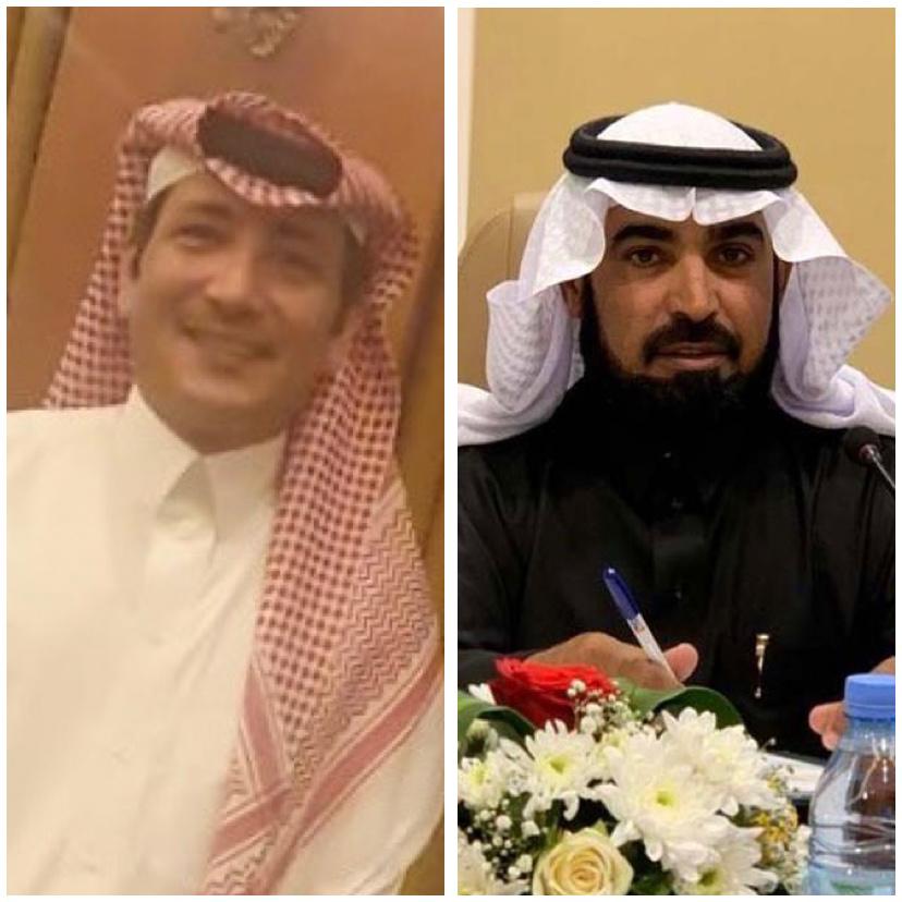 رجل الاعمال السعودي فرحان الهايل العنزي يهنئ الدبلوماسي غازي رافع العنزي بتعيينه نائبا للسفير السعودي لدى الأردن