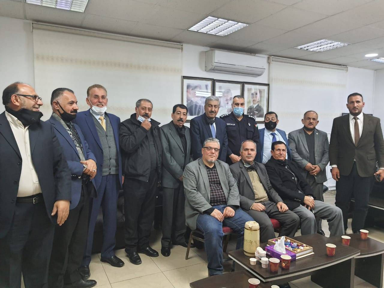 مجلس عشائر الشمال في الزرقاء يقوم بزيارة لمدير شرطة الزرقاء 