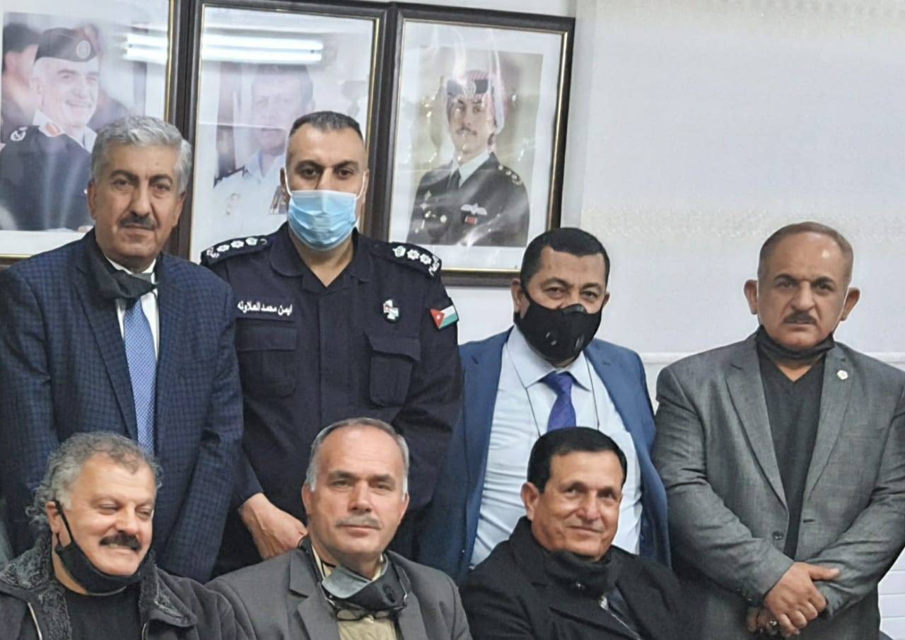 مجلس عشائر الشمال في الزرقاء يقوم بزيارة لمدير شرطة الزرقاء 