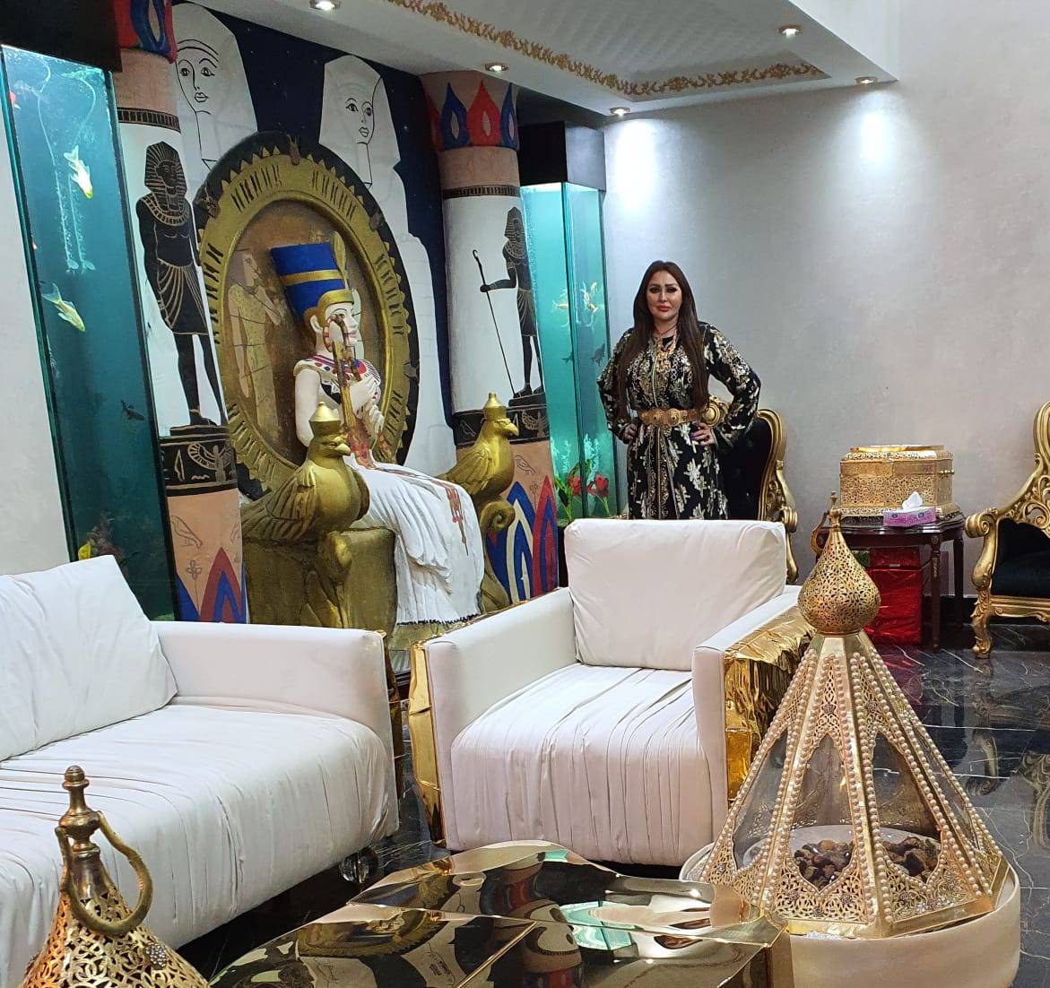 ميار جازولى: عشقى لمصر السبب فى تصميم فيلا بالمغرب على الطريقة الفرعونية